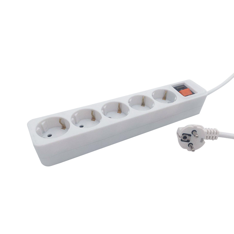 PP Anyag 1,0mm² 5 Outlet EU szabványos aljzat PP Anyag 1,0mm² 5 Outlet EU szabványos aljzat
